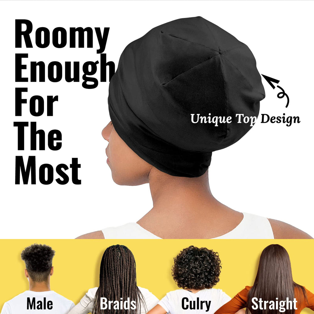 Gorro satinado de Parisbella para trenzas protege durante el descanso