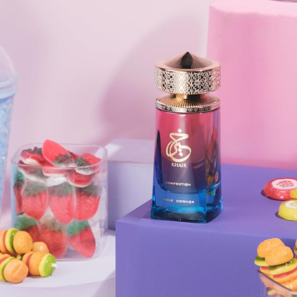 Khair Confection packaging highlighting premium look suitable for gifting.