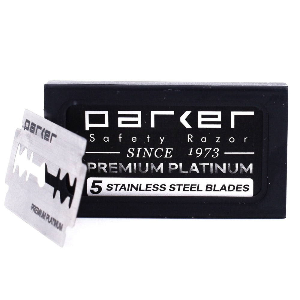 Parker barber-grade safety blades trusted by professionals for consistency