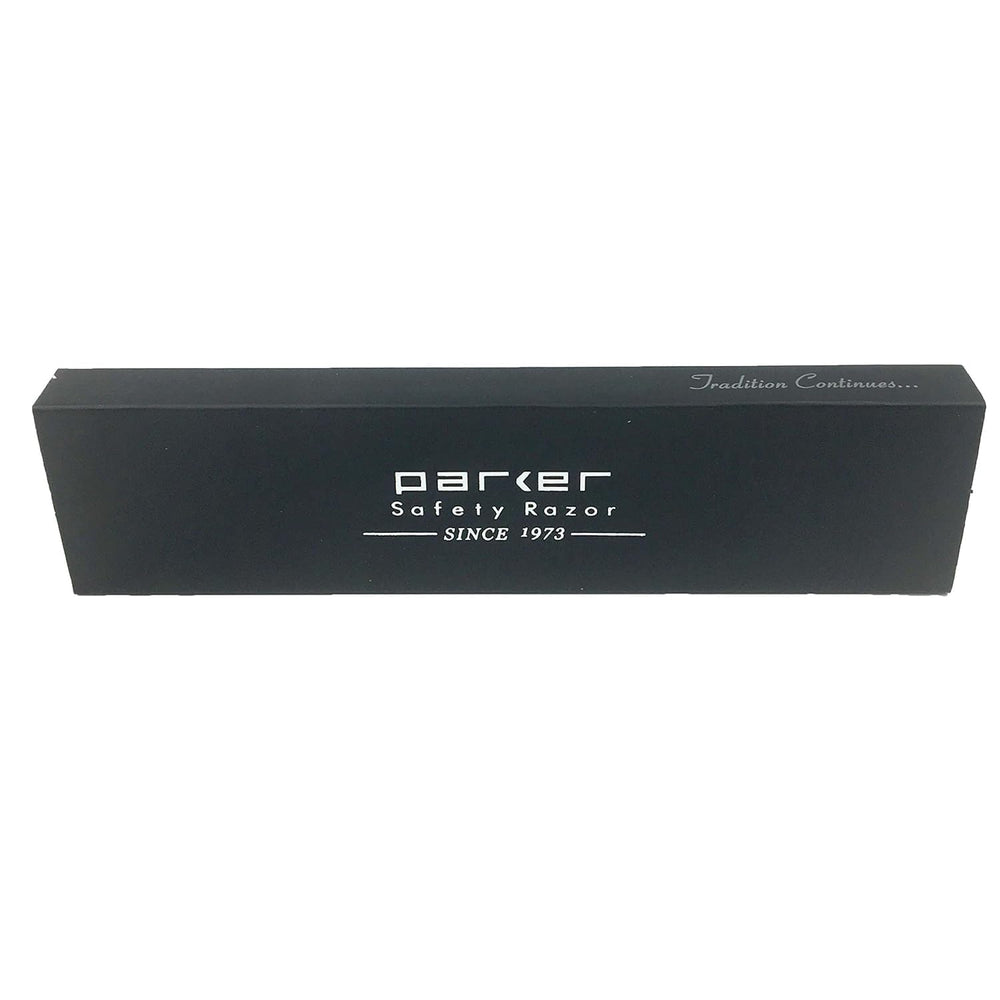 Box of Parker Platinum half blades included with SR1.