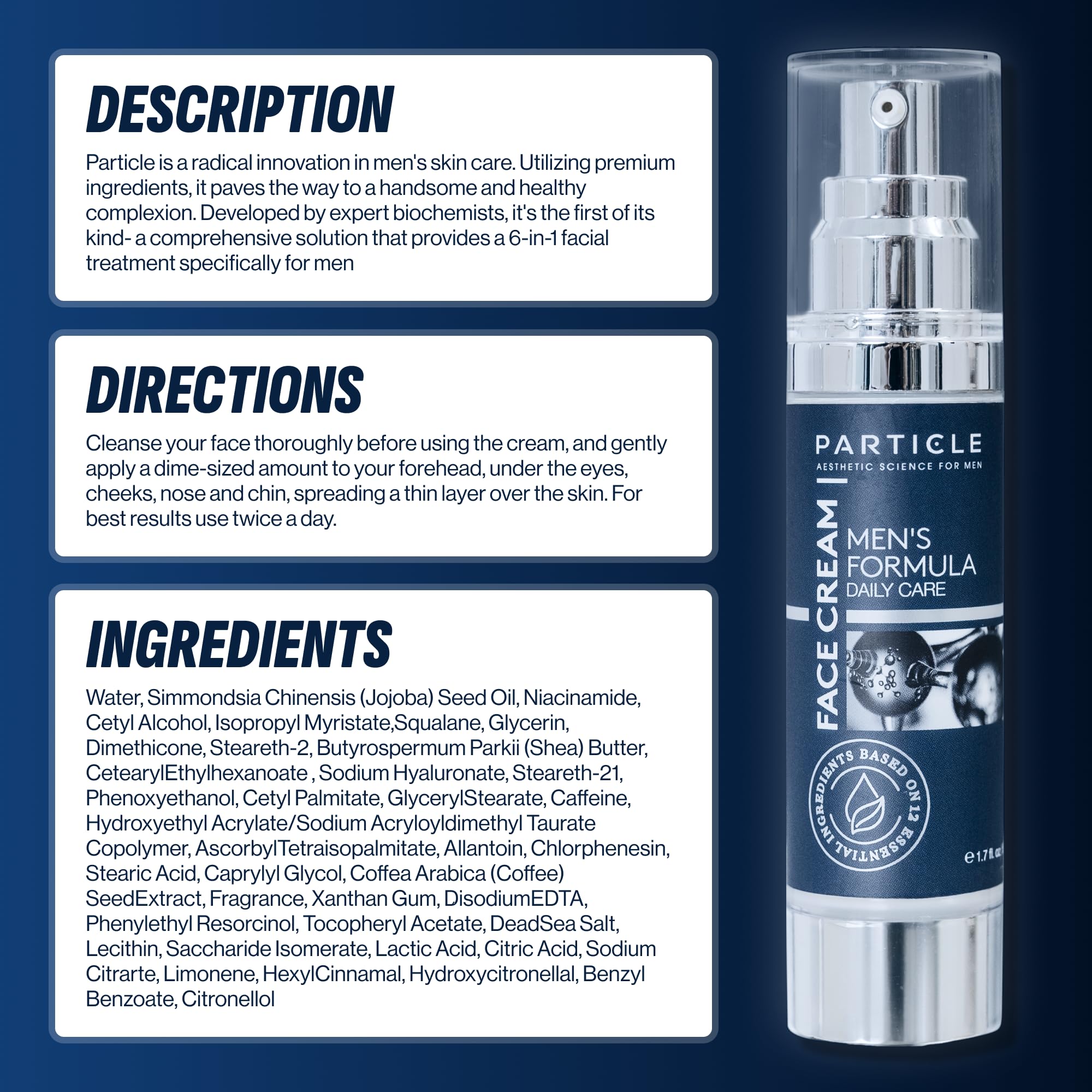 Travel-ready Particle bottle for gym or travel.