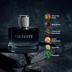 Gravité spray dispenser demonstrated for easy one-handed use.