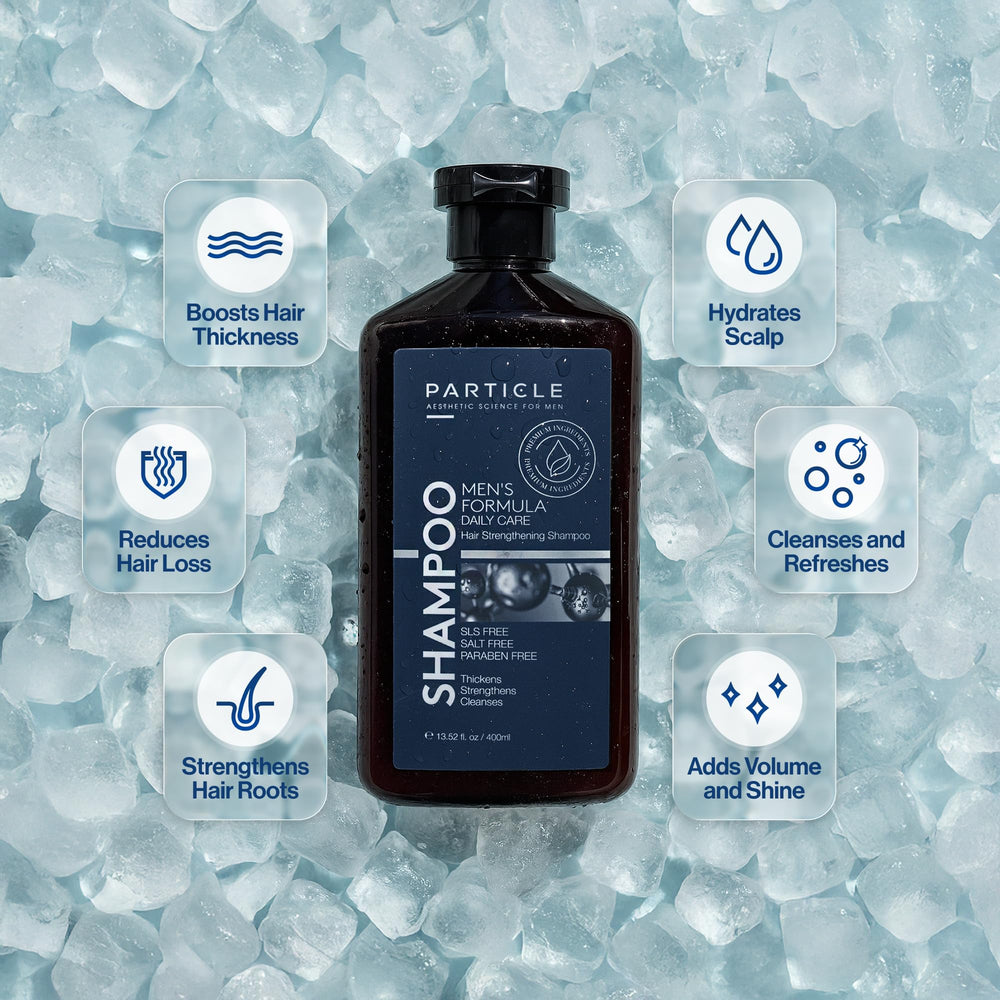 Closeup of rich lather from Particle Hair Thickening Shampoo.