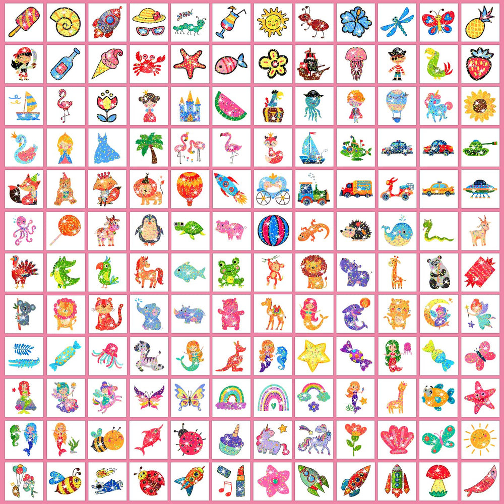 Partywind glitter tattoos ideal for kids' parties and photos.