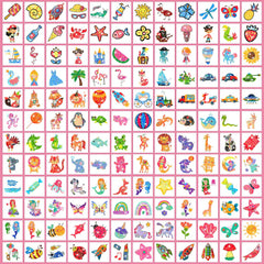 Partywind glitter tattoos ideal for kids' parties and photos.