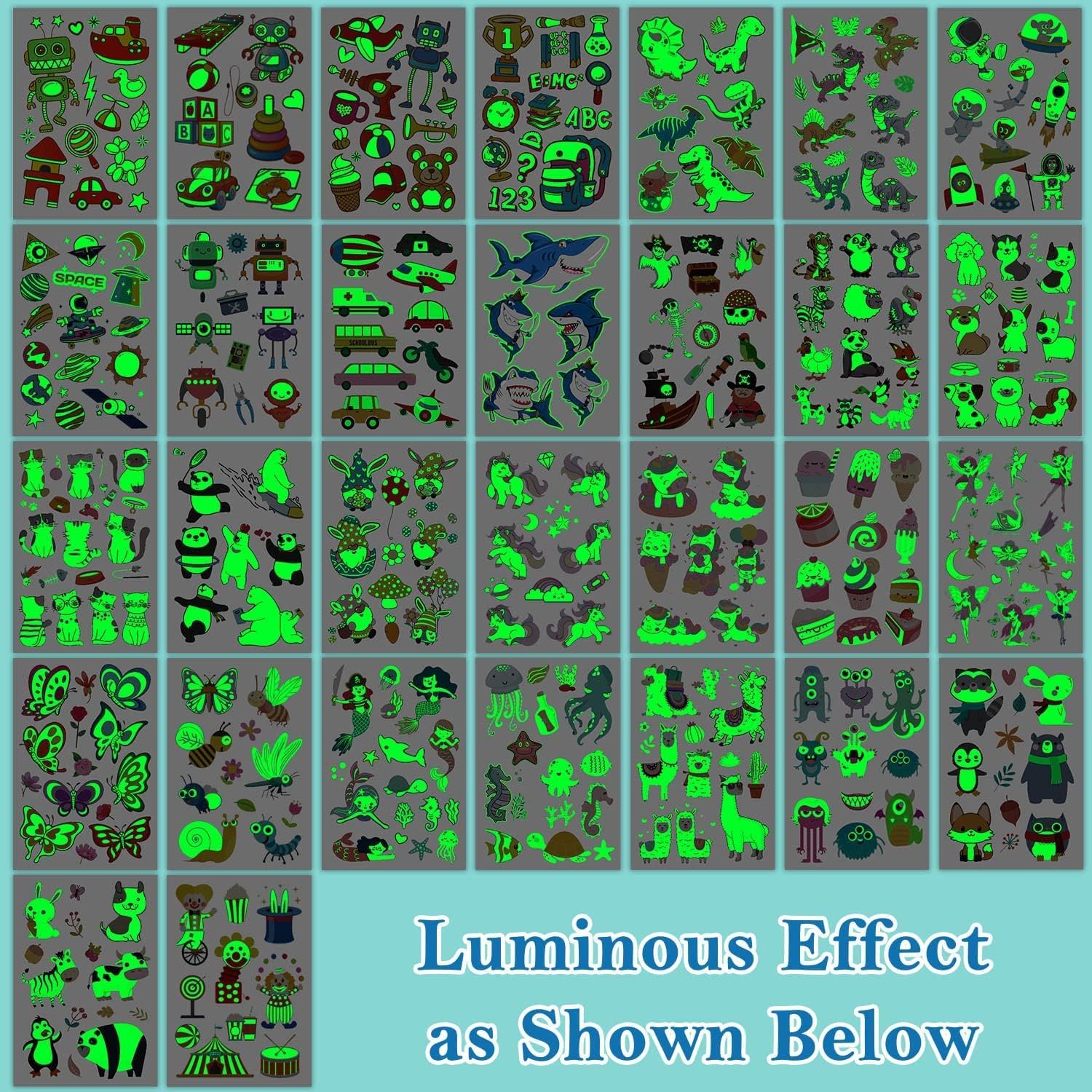 Partywind luminous space tattoo sparks curiosity at glow parties