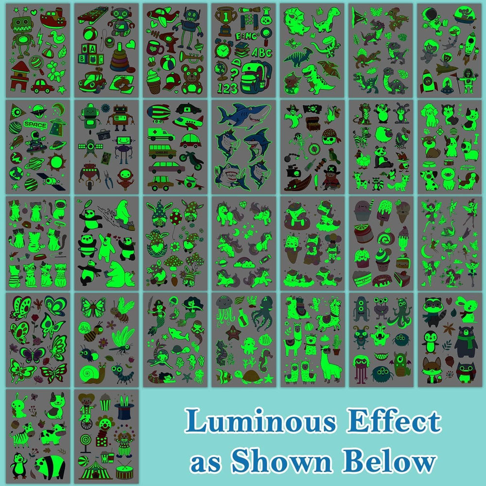 Partywind luminous space tattoo sparks curiosity at glow parties