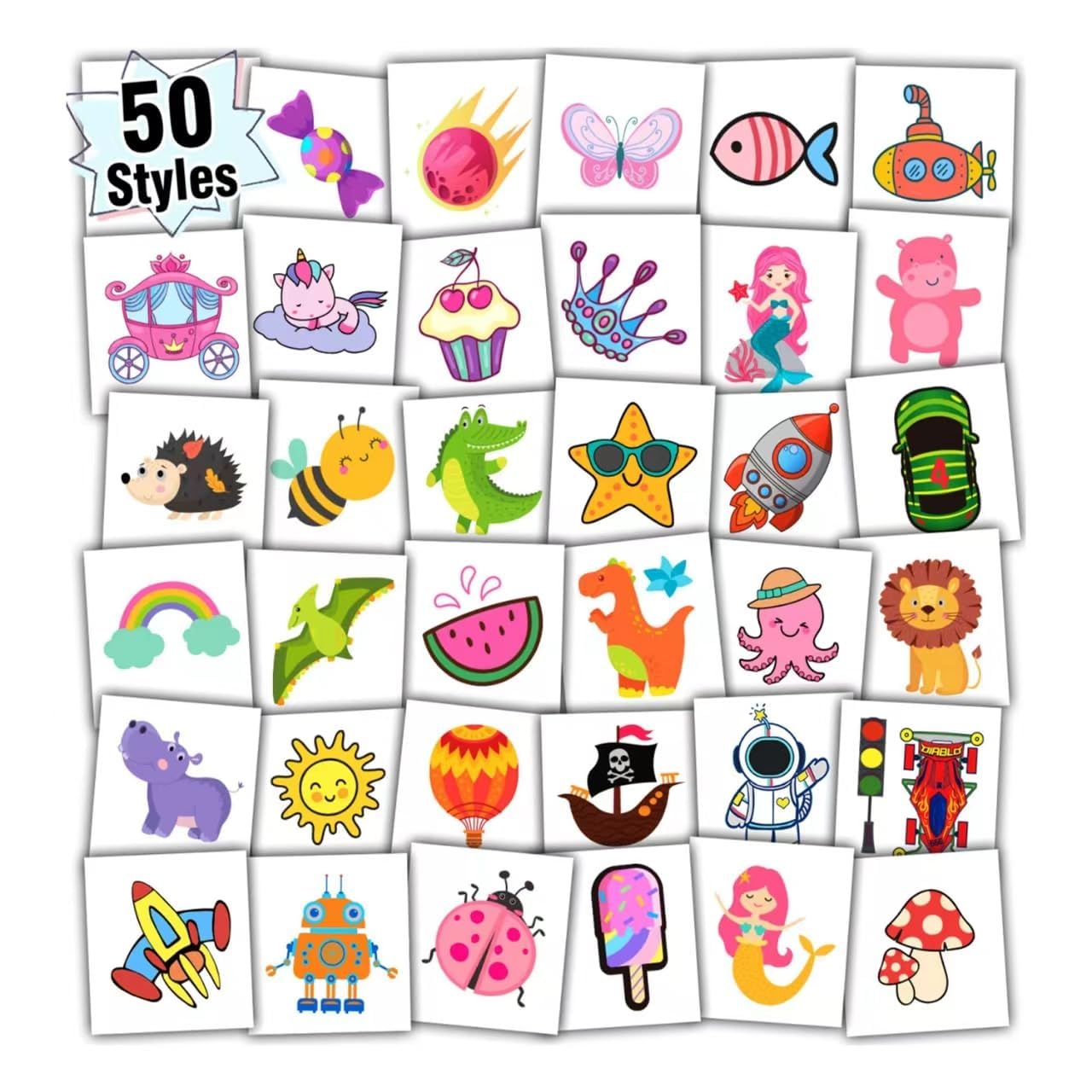 PARTYWIND tatuaje dinosaurio, perfecto como recuerdo de fiesta y juego seguro.