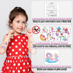 Tatuajes temporales PARTYWIND con embalaje individual, ideales para repartir.