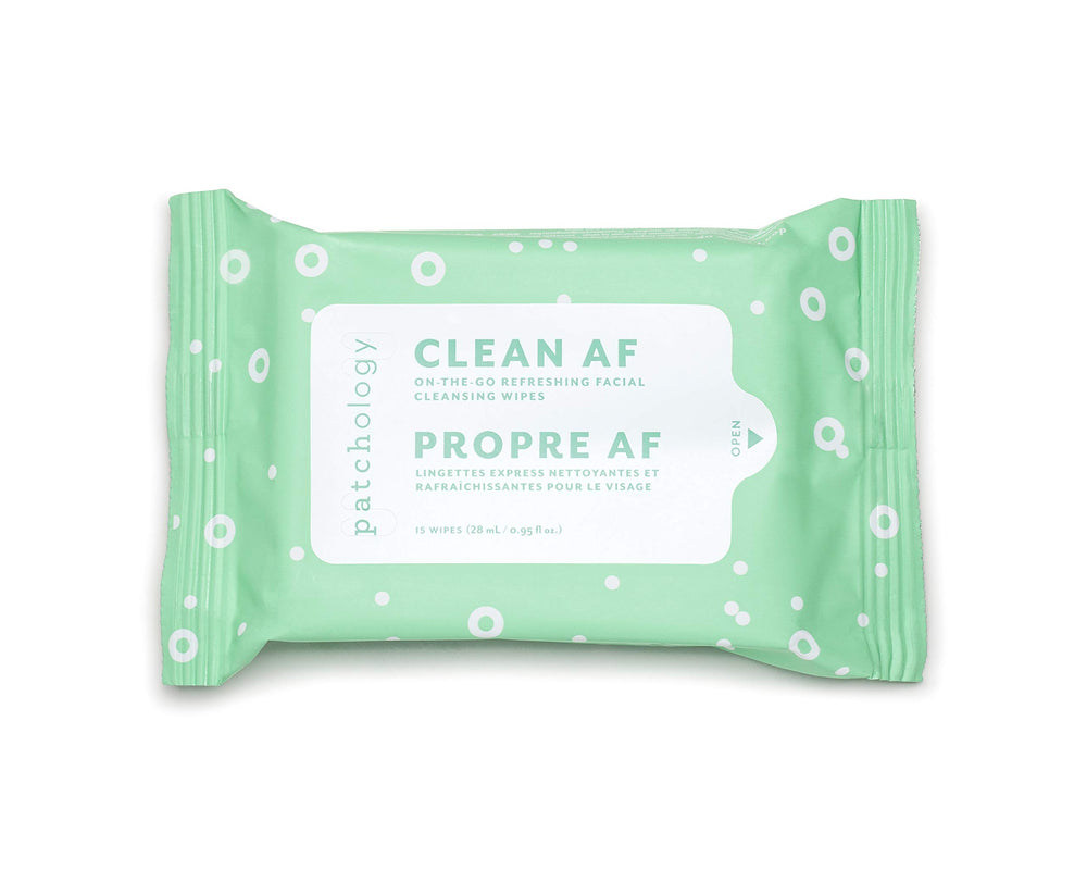 Patchology Clean AF, empaque con cierre reutilizable para uso diario