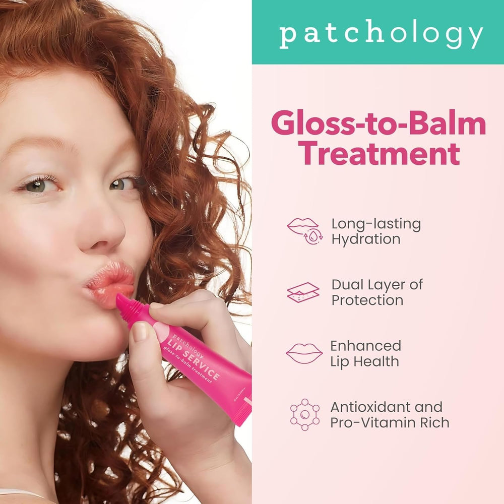 Patchology Lip Service uso diario para labios hidratados y brillantes