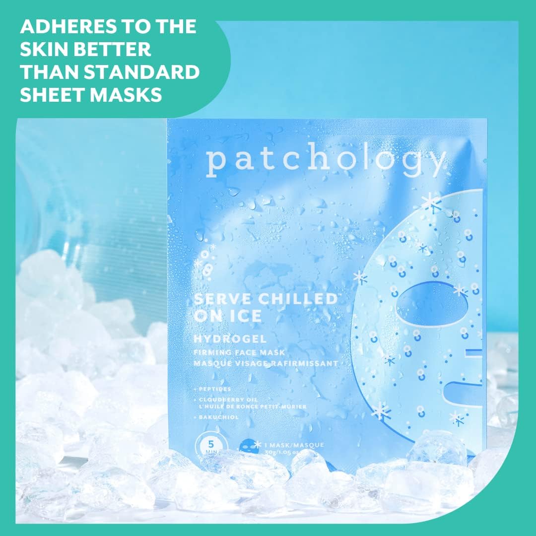 Patchology mascarilla hidrogel portátil, ideal para viaje y autocuidado