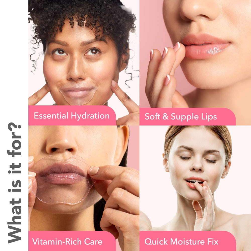 Patchology mascarilla-labios gel rosado-frío textura hidrogel para uso rápido.