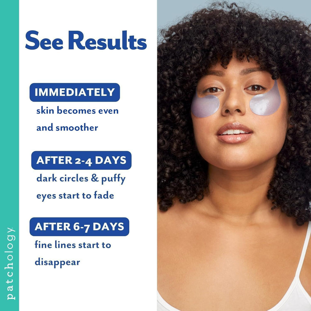 Patchology FlashPatch Restoring Night set in a calm bedroom for overnight use
