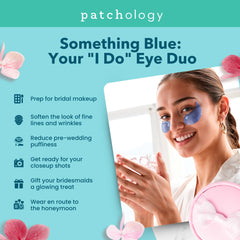 Patchology parches ojos Something Blue en gel frío para revitalizar.