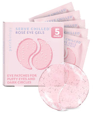 Patchology Serve Rosé parches para ojos, empaque ideal para kit de novia