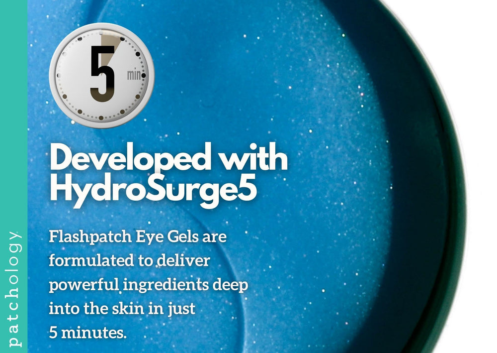 Patchology FlashPatch travel-friendly single-use eye pads for on-the-go routines