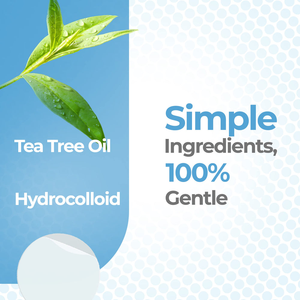 PatchRx parche con aceite de árbol de té, sensación fresca en la piel.