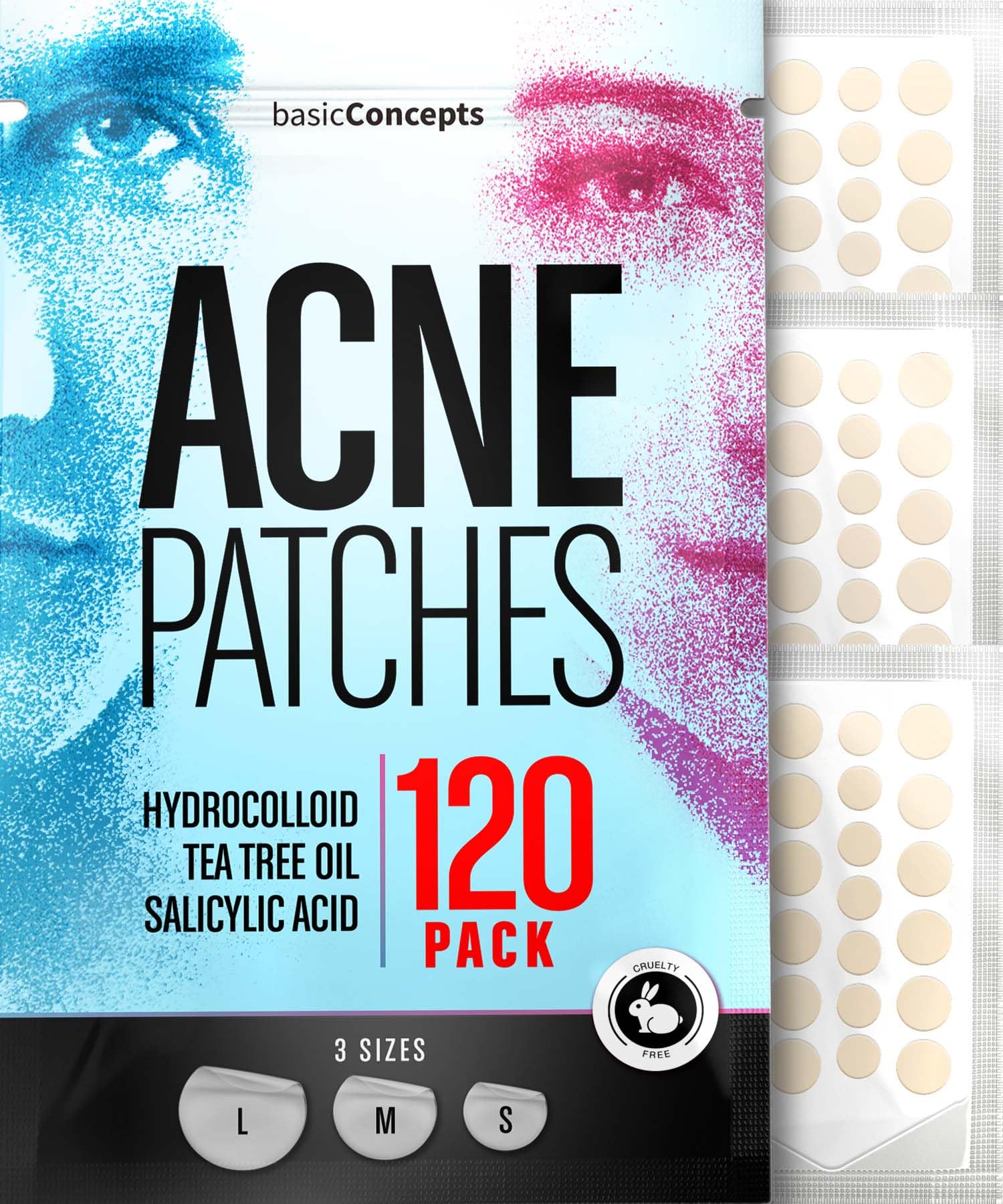 PatchRx: parches para granos en empaque, cuidado suave y absorbente.