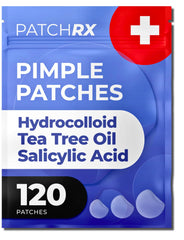 PatchRx parches para granos sobre piel limpia, absorben exceso de grasa.