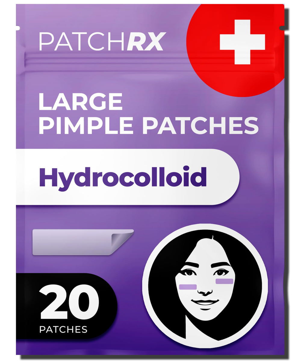 PatchRx parche para grano grande en la cara, absorbe humedad para piel limpia