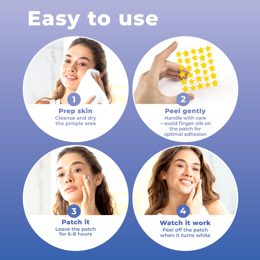 PatchRx Star patches easy-peel application shown for user-friendly use.
