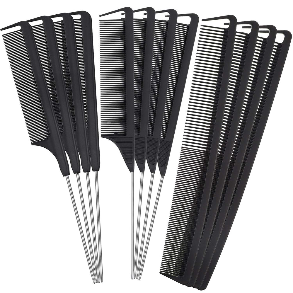 Patelai 12-piece parting combs for braids provide precise sectioning for neat styles.