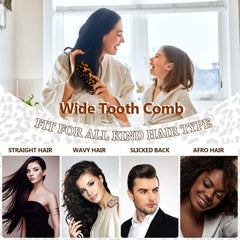 Patelai anti-static wide comb texture delivers smooth brushing