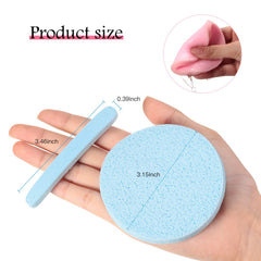Patelai pink sponge expands to full size when soaked.