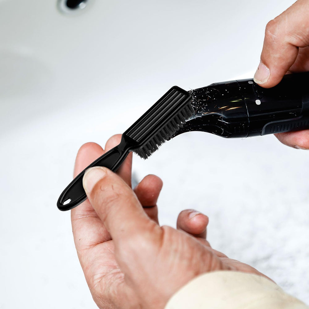 Patelai fades and tapers cleaning brush helps precise blade maintenance.