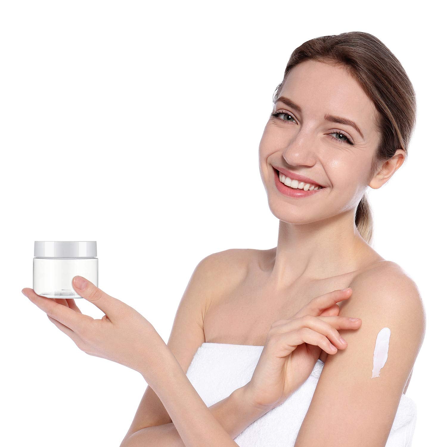 Patelai makeup and creams storage 2oz jar for cosmetics on the go