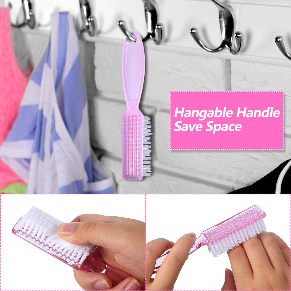 Patelai long plastic handle enables firm grip during scrubbing
