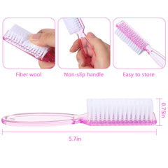Patelai nail brush with soft bristles cleans nails without skin irritation