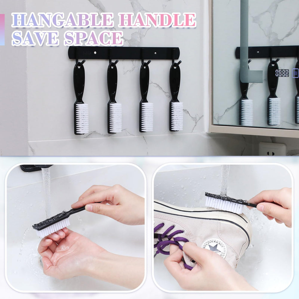 Patelai nail brush with hanging hole design for convenient storage
