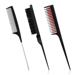 Patelai teasing brush close-up with soft bristles for gentle styling