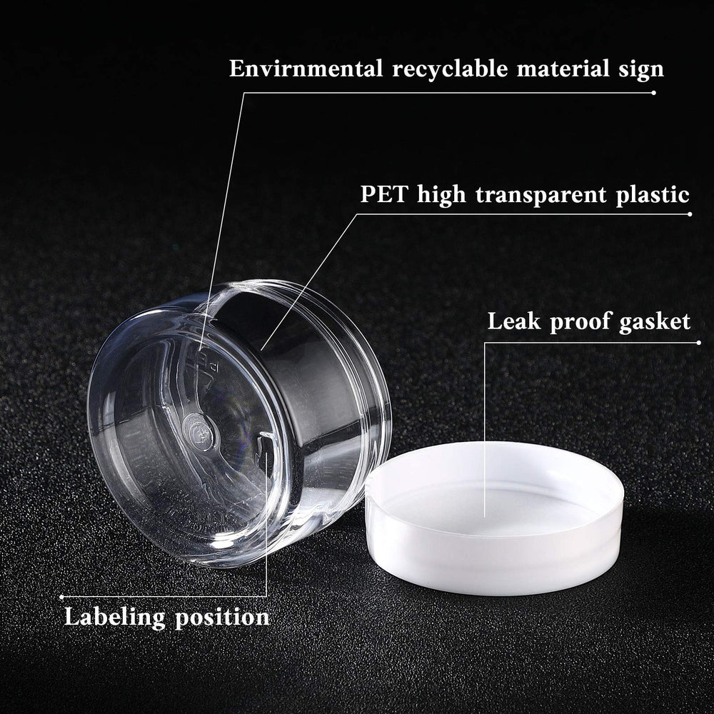 Patelai transparent travel containers for quick, clean filling