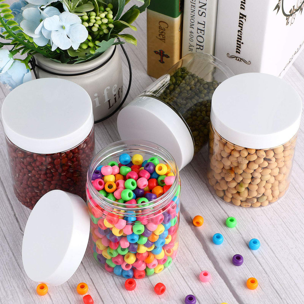 Patelai travel-friendly pack of four jars for cosmetics and samples.