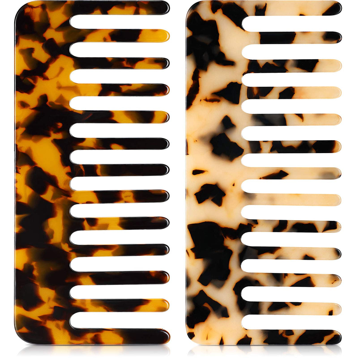 Patelai wide-tooth comb close-up teeth for gentle detangling