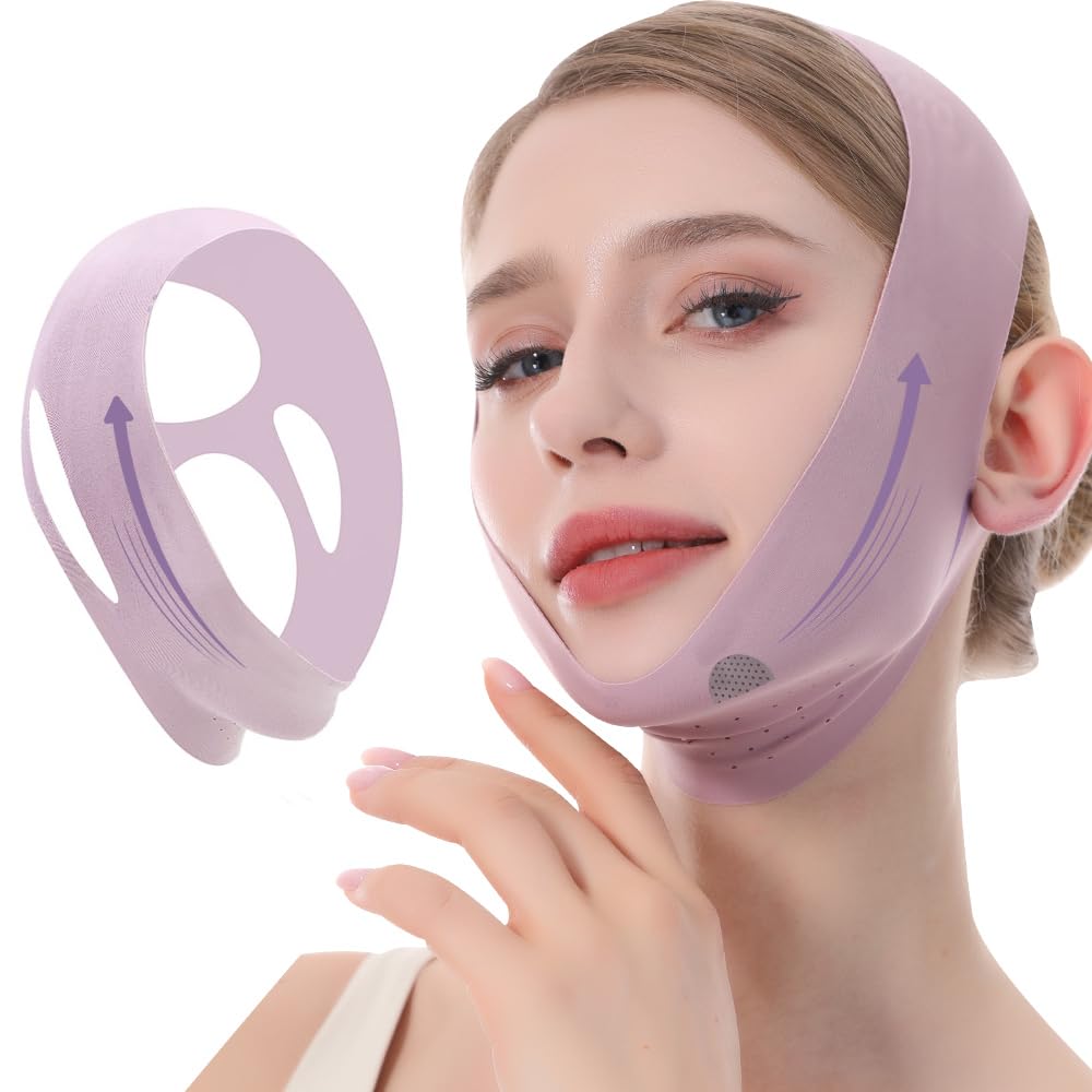 Patgogo V-Line lifting mask packaging shows reusable design for daily use.