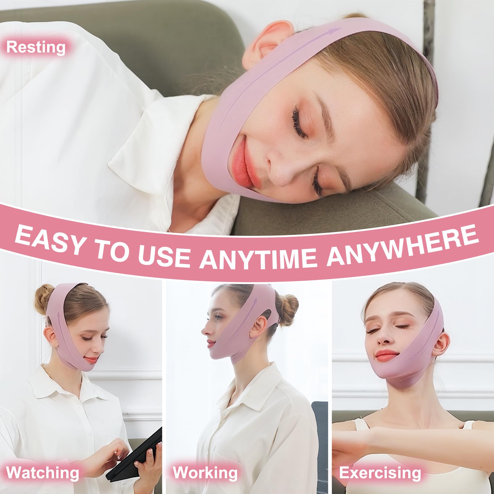 Patobes V-Line mask made from reusable BPA-free materials.