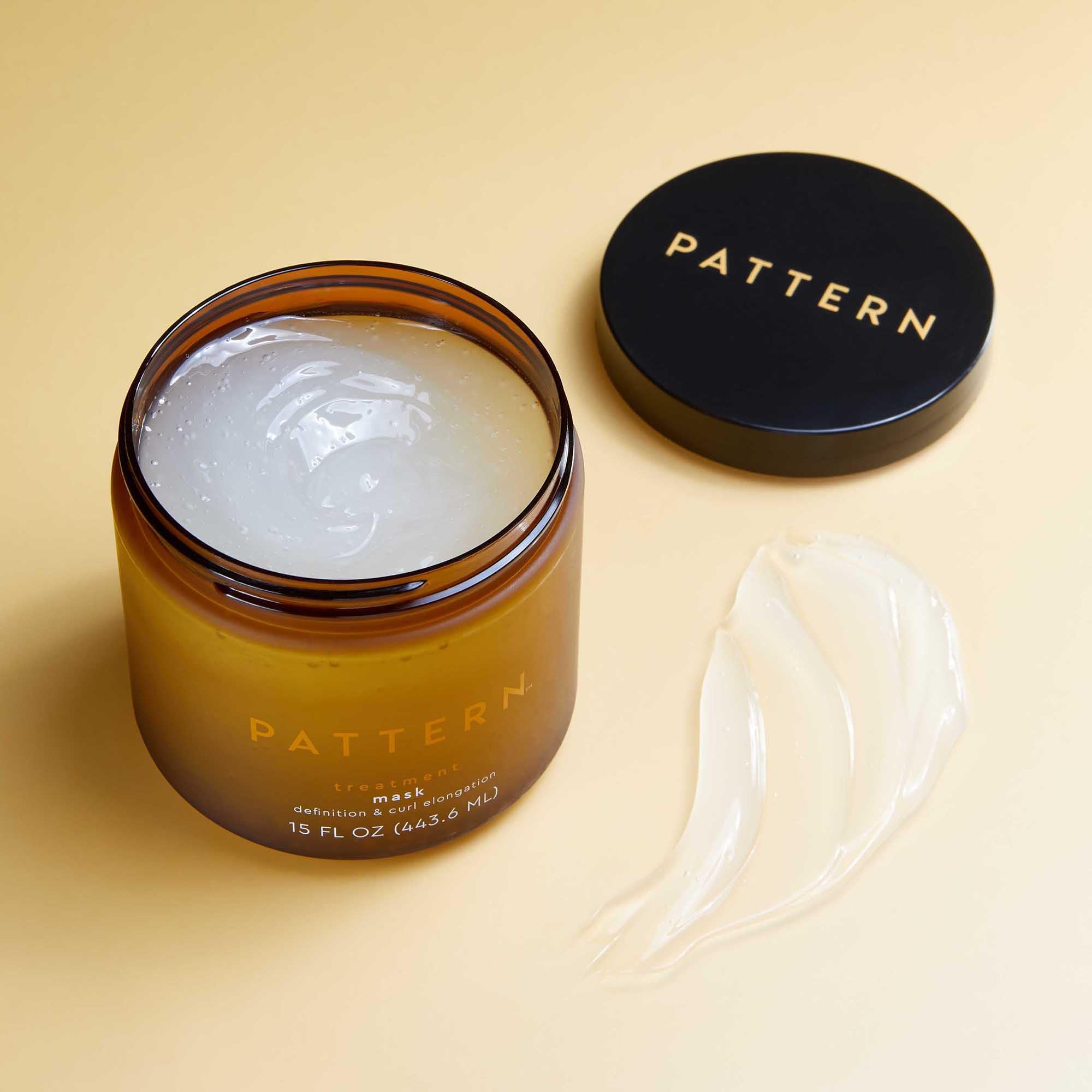 PATTERN Beauty application demonstrates revived, bouncy curls after use.