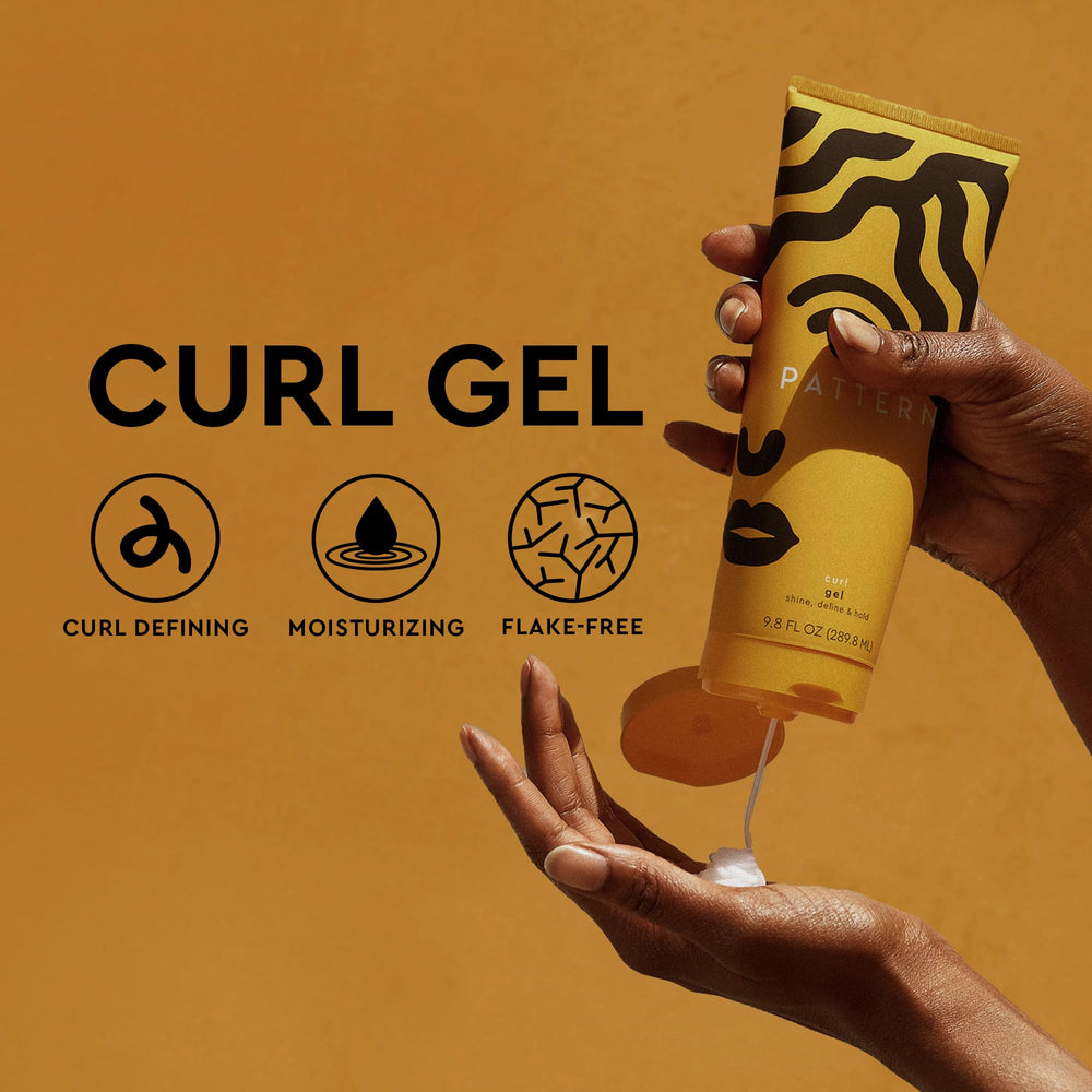 PATTERN Beauty Curl Gel ingredients: Aloe Vera, Coconut Oil, Cacay Oil.