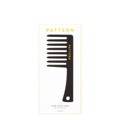 PATTERN Beauty mini wide-tooth comb packaging showing recyclable materials