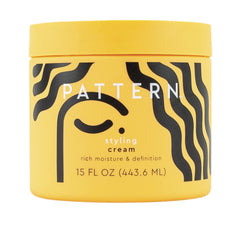 PATTERN Beauty Styling Cream jar close-up, rich texture for defined curls.