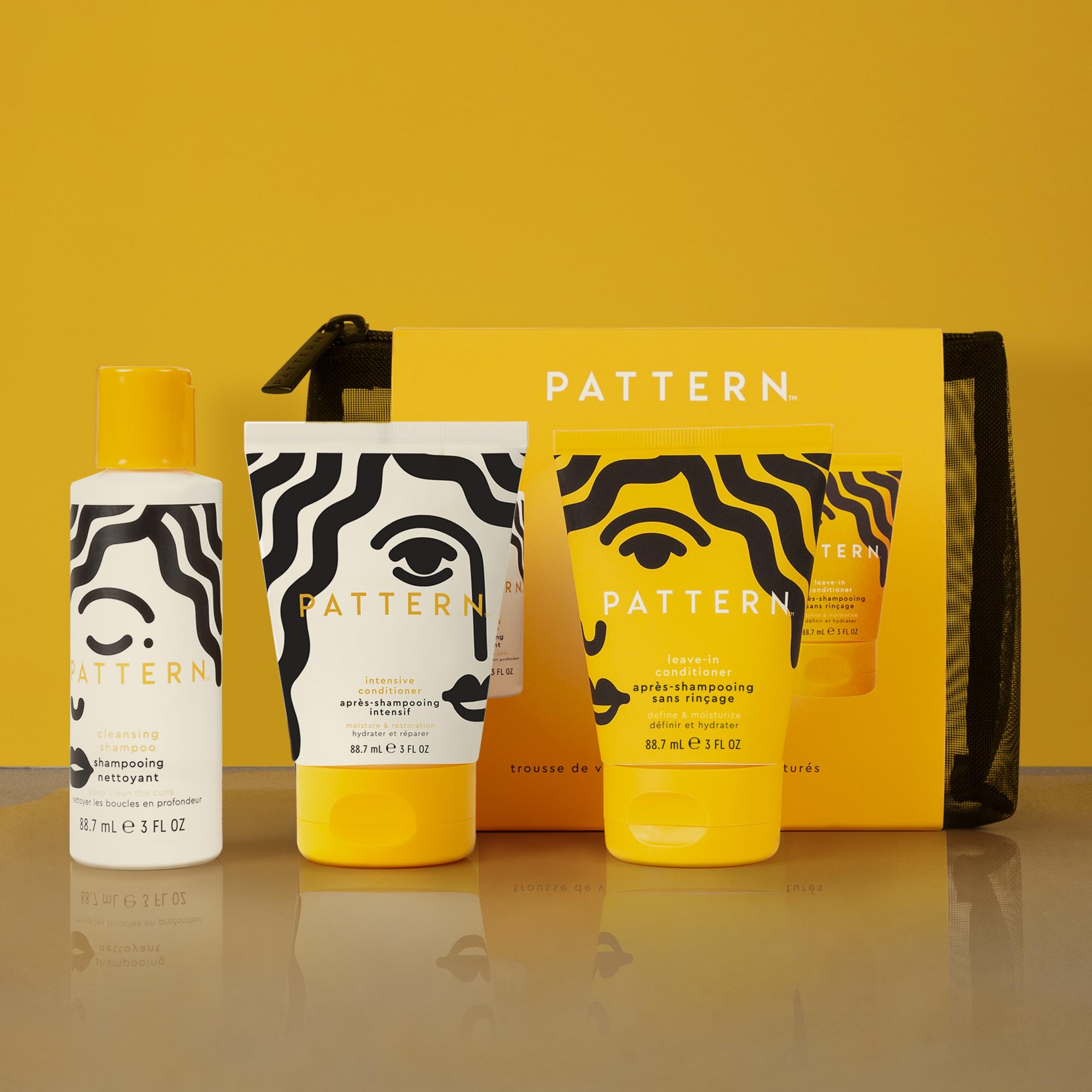 PATTERN Beauty refillable tubes for eco-conscious curly hair care.