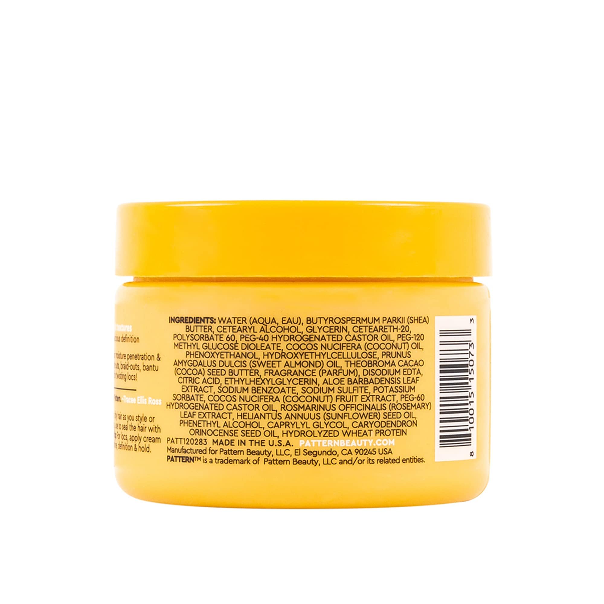 PATTERN Crema libre de sulfatos y siliconas, cabello más manejable.