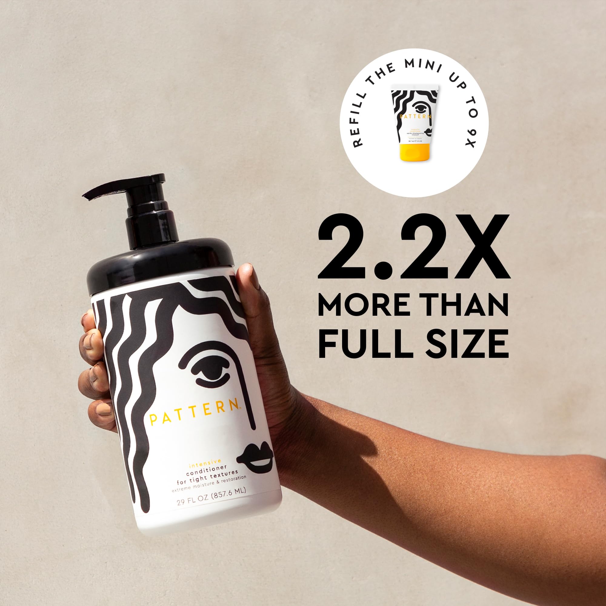 PATTERN Cruelty-free logo indicating ethical, animal-friendly beauty