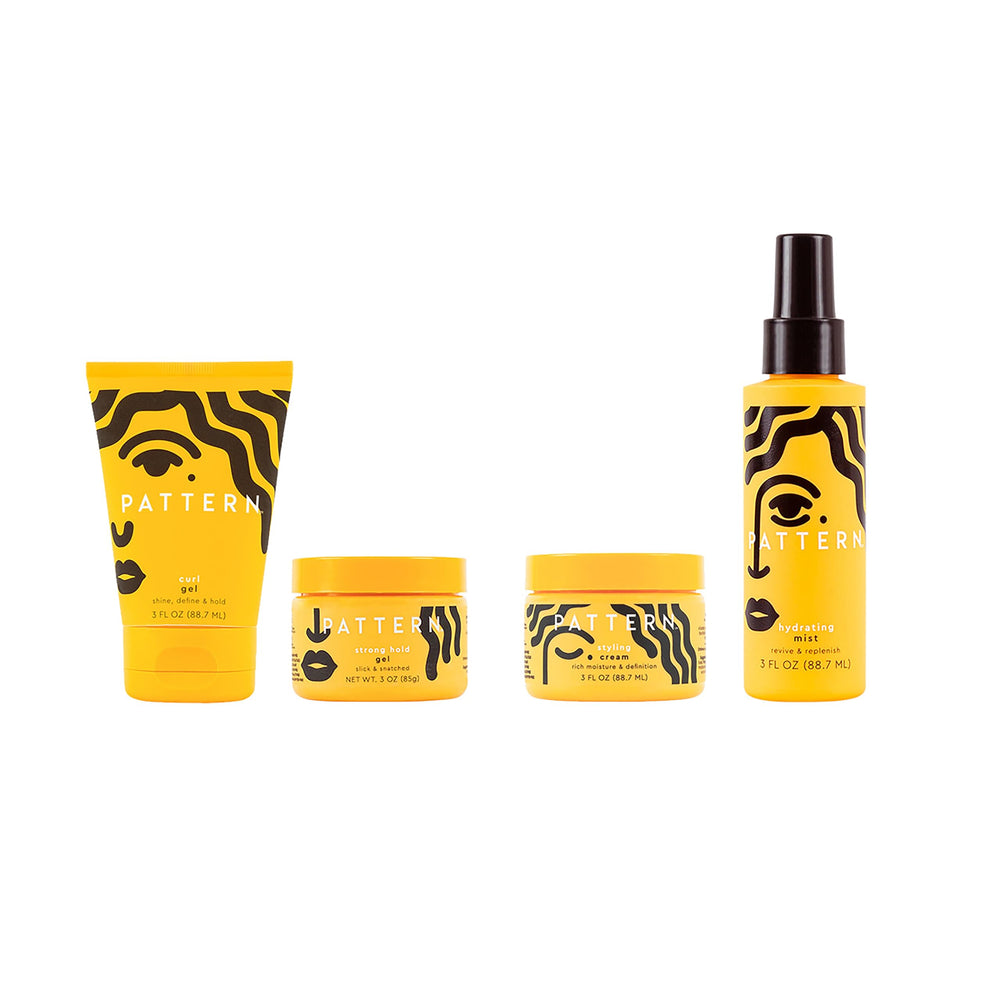 PATTERN Hydrating Mist 3 oz bottle refreshes curls with lightweight hydration.