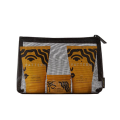 PATTERN mesh cosmetic bag keeps the Curl Cocktail Kit organized on the go.