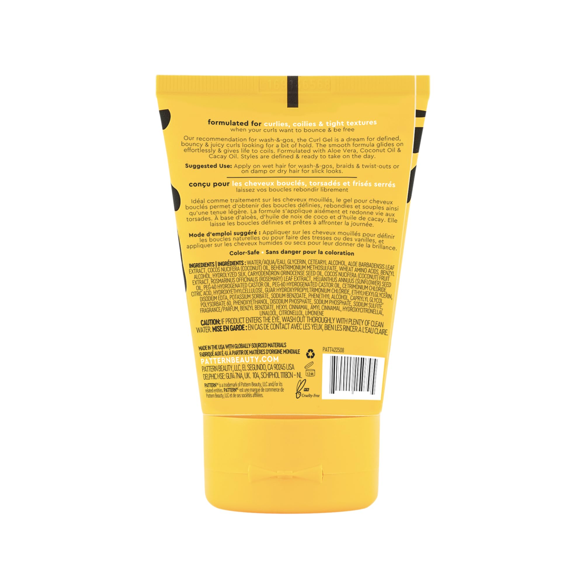 PATTERN products support ponytails and puffs with easy slip.